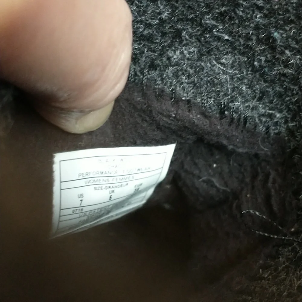 Chacos Borealis Winter Waterproof Black Wool Boots Size 7‎
